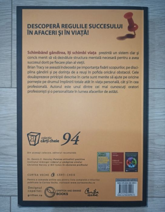 Carte “Schimband gandirea, iti schimbi viata” - Brian Tracy