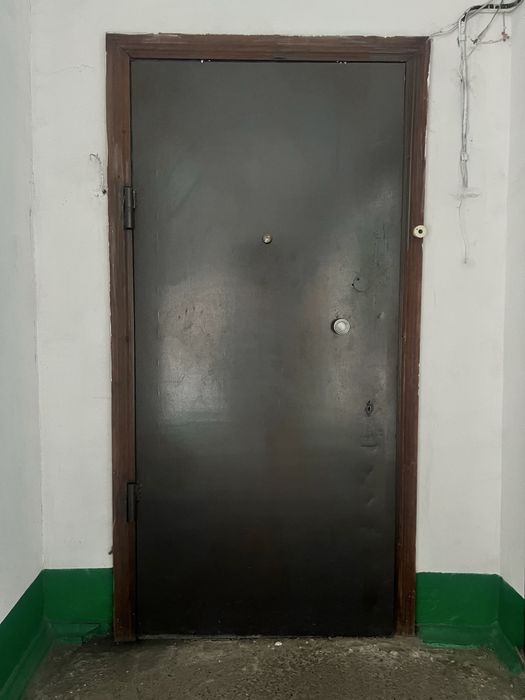 Входная железная дверь (демонтирована)