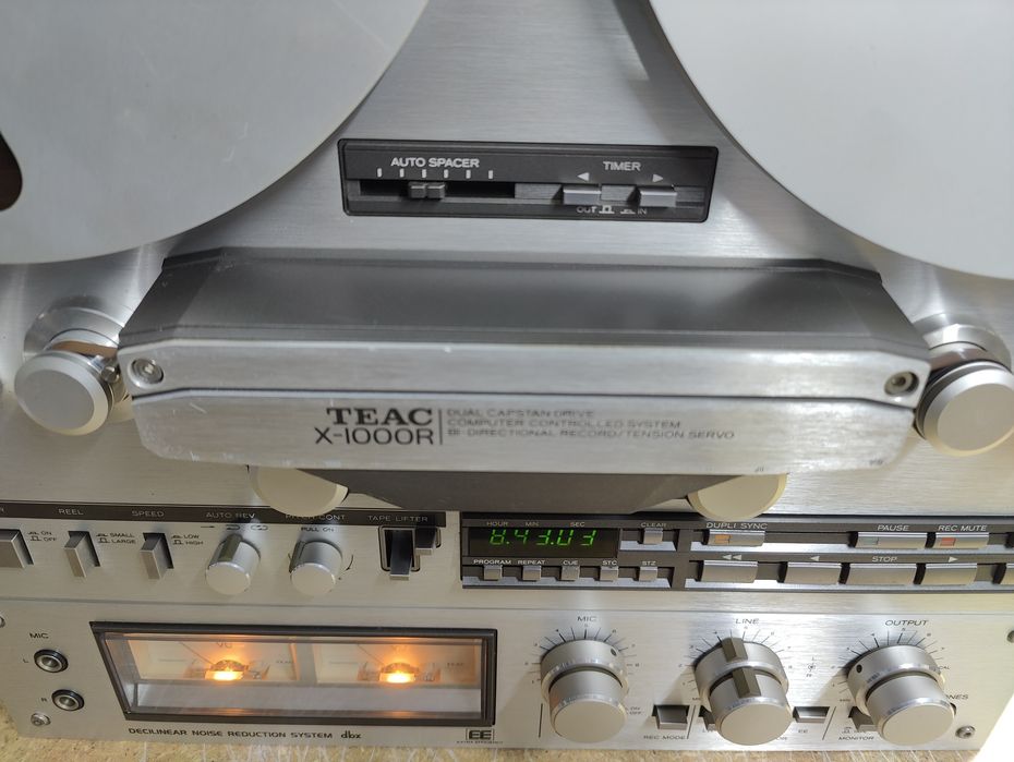 Teac X-1000R +original dust cover