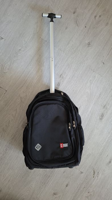 Ghiozdan Troler ST.Right, colectia NYC Mood, TB01, roti silicon, 44x32x25 cm
ST.RIGHT