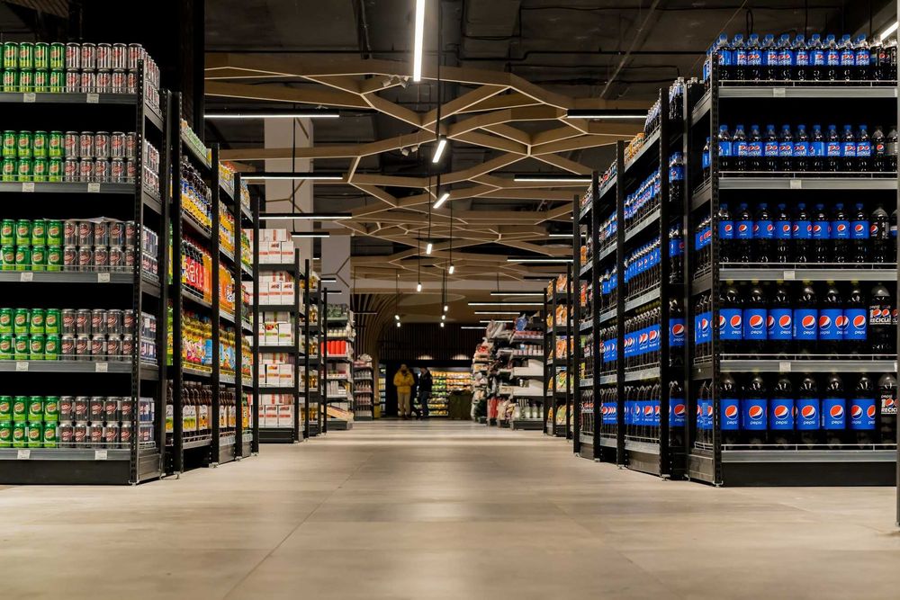 DEPOZIT CRAIOVA Rafturi metalice magazin , Rafturi paine  , fructe si legume , panificatie SHOWROOM