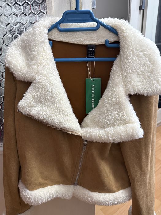 geaca Shein cu blana