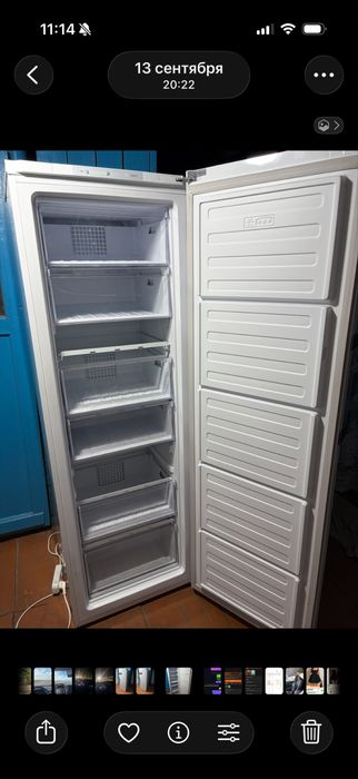 Вертикальный морозильник beko