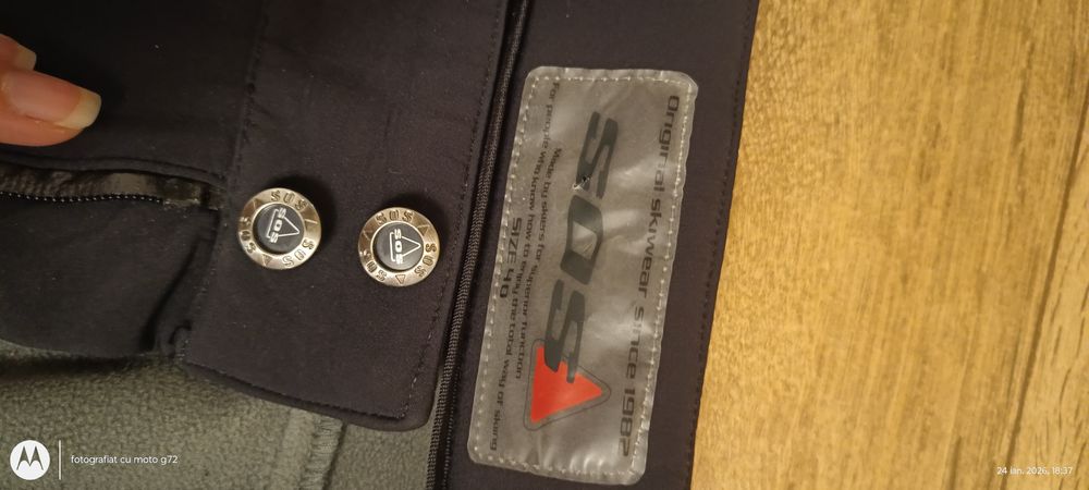 Pantaloni ski dama SOS softshell M