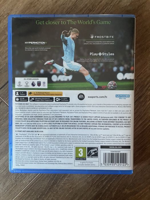 Игра Fifa24 за PS5