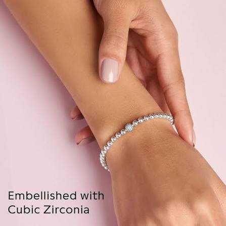 PANDORA Brățară cu mărgele în stil pavé, noua, pret excelent!