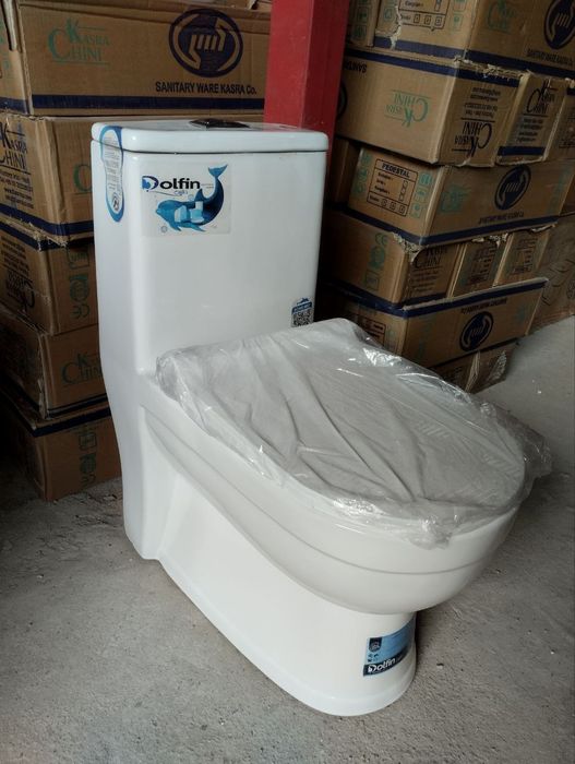 Унитаз моноблок литой