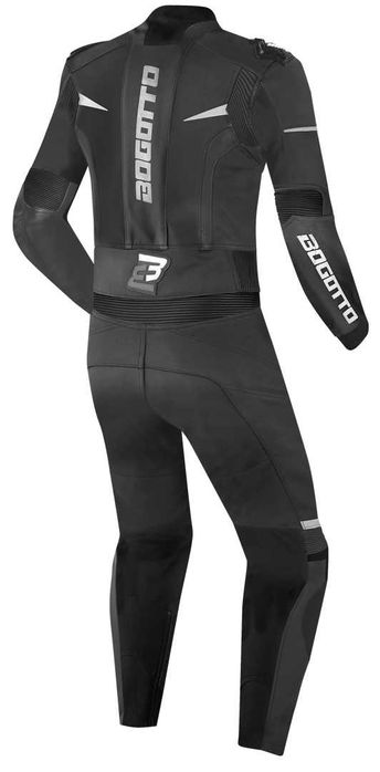Кожен Мото Екип BOGOTTO MISANO Black/Silver Номер 52