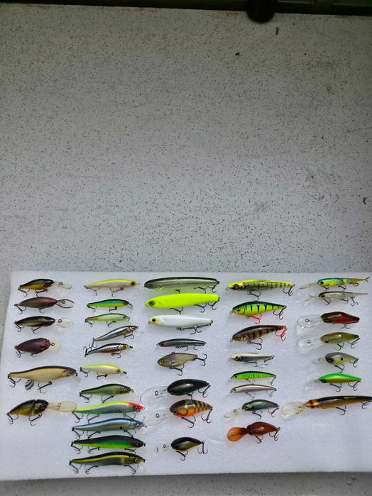 Megabass , Illex, Shimano, Daiwa, Osp , Evergreen