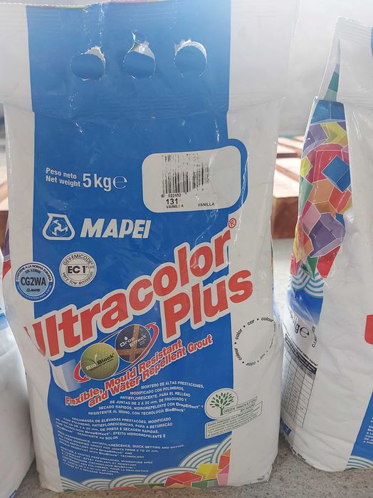 Фуга 5кг Mapei 4 броя - 80лева за всички