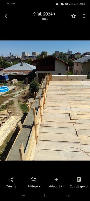 Execut lucrări în construcții, în zonele Valea Lupului și Rediu