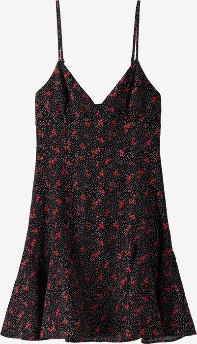 Лятна черна рокля от Bershka - XS