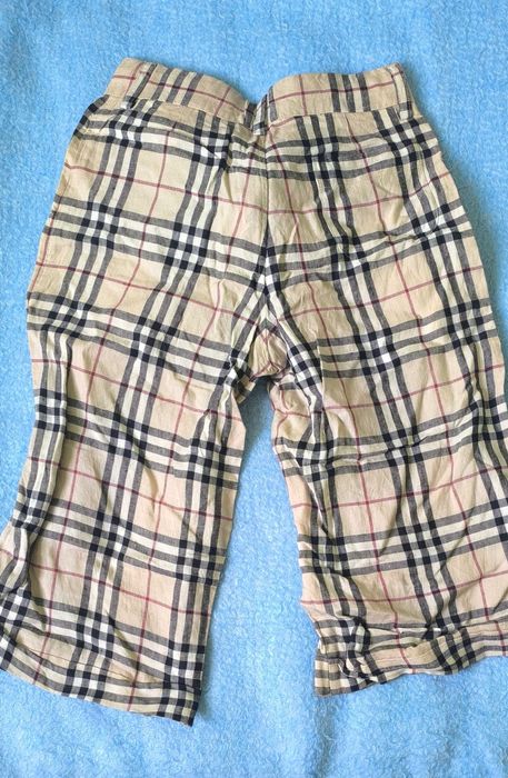 Оригинални къси детски панталони Burberry