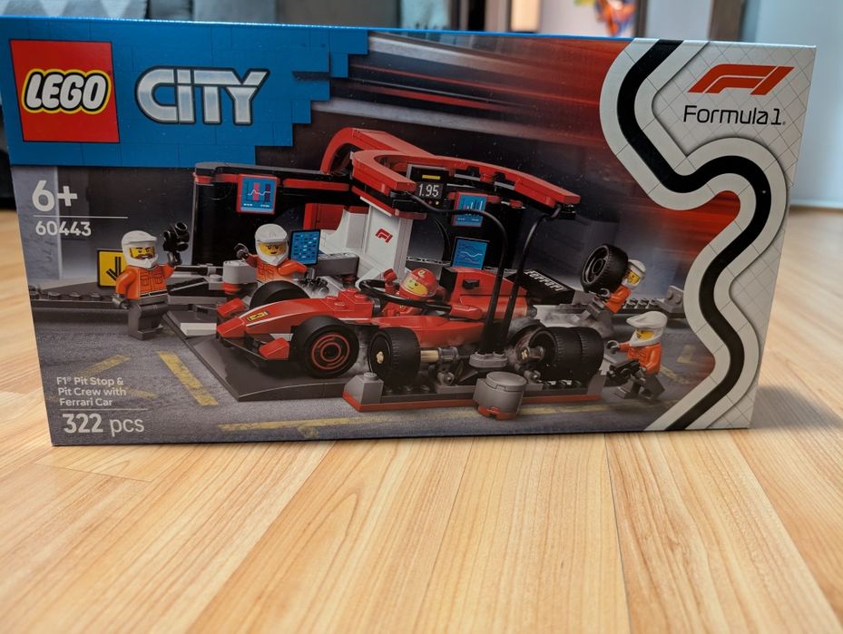 Lego Ferrari pit stop & pit crew 60443 NOU