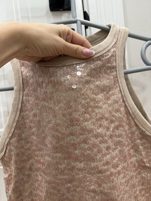 Майка с пайетками рр S