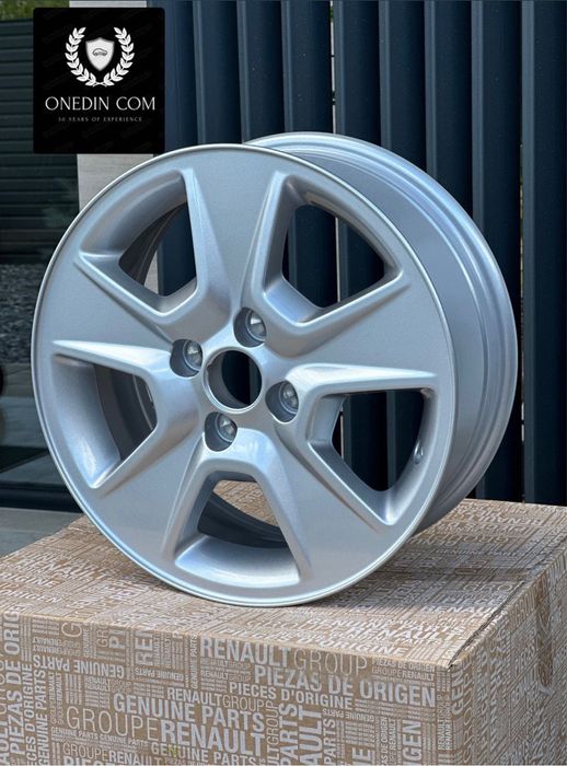 Set 4 Jante Aliaj R15 Originale Dacia Logan Sandero Captur ET40 6Jx15