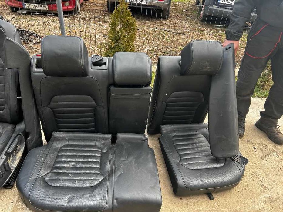 Set scaune piele față spate Passat B7 Break 2014