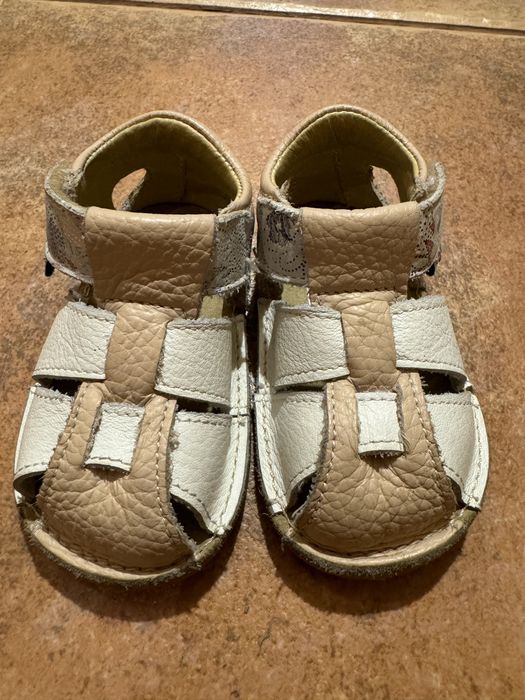 Papuci barefoot piele naturala marime 18