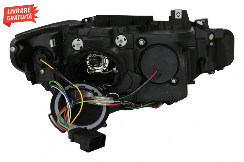 Faruri Full Angel Eyes LED DRL BMW 3 Series F30 F31 Sedan Touring (10.