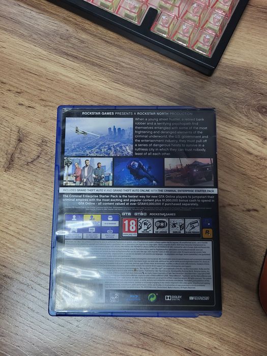 Диск пс4 Grand Theft Auto V