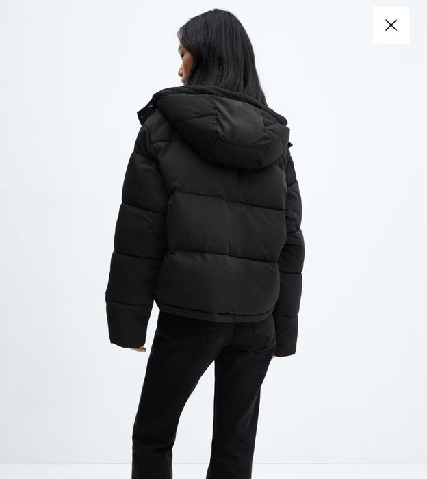 Черно дамско яке MANGO