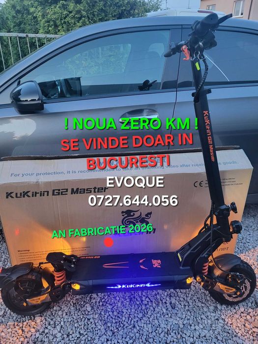 Trotineta electrica NOUA Kukirin G2 master 2026 2000w baterie 21 Ah