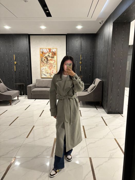 Пальто женское Mango размер Xs из натуральной шерсти премиум