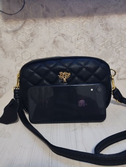 Сумка клач женская кожа