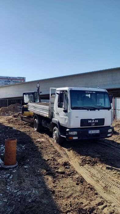 Transport nisip balastru si materiale de constructii