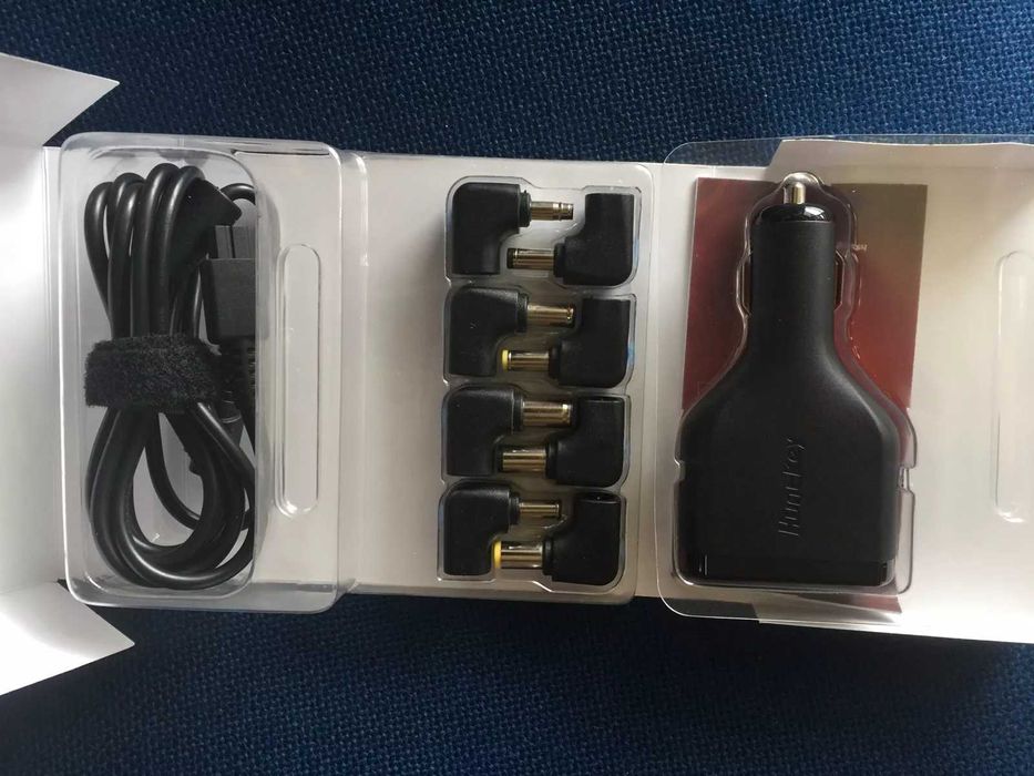 Зарядное устройство для ноутбука универсальное от прикуривателя Huntke