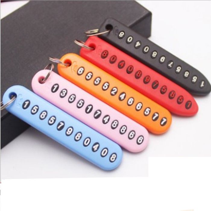Брелок антипотеряшка с номером телефона. 2+1 бесплатно