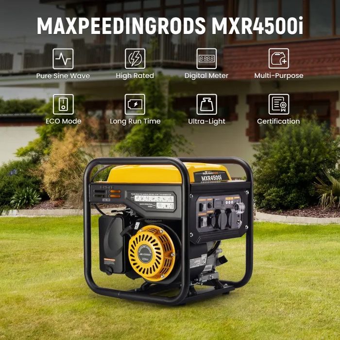 Инверторен генератор 3.8KW Максимална чиста синусоида 3.5 kw генератор