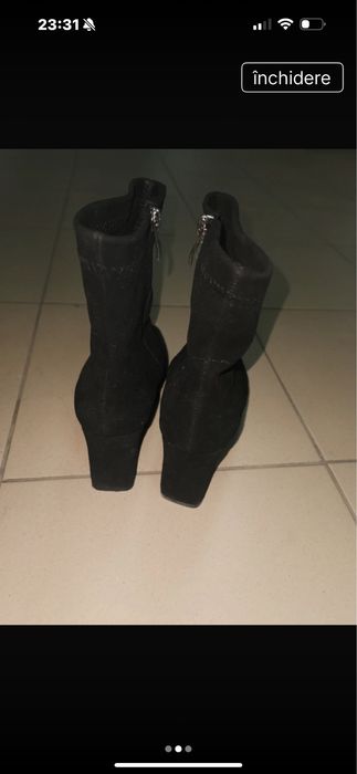 Botine ZeeLane din piele