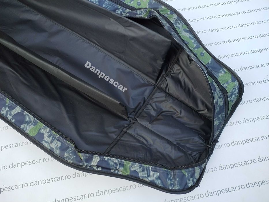 Geanta HUSA WB rigida pentru 3 lansete cu mulinete lungime 160cm