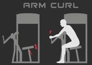 Фитнес Уред за Бицепс – Arm Curl IF9303 /