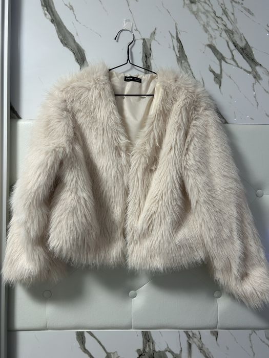 Дамско палто от изкуствен пух