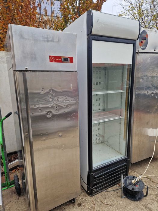 Frigider, Masa rece, dulap cald inox, usi culisante