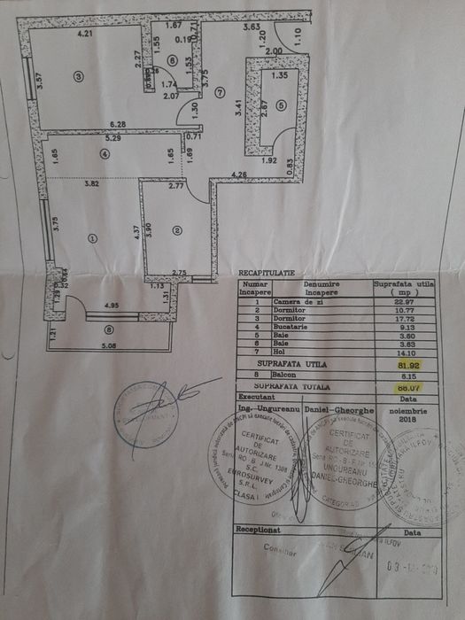 apartament 3 camere 4 city Pipera