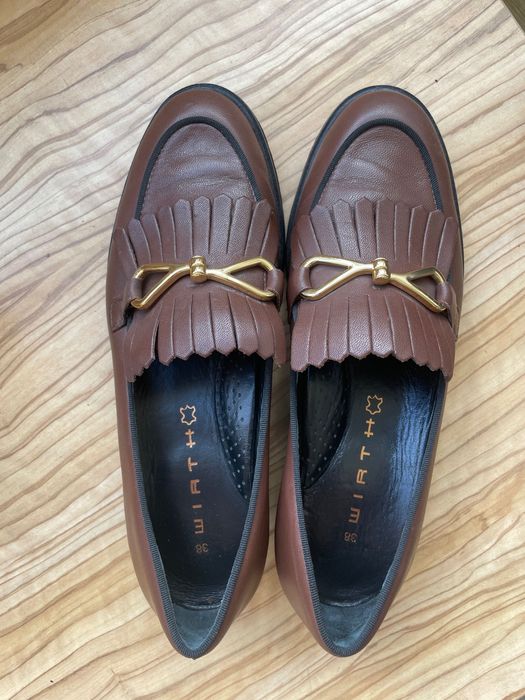 Дамски обувки от естествена кожа