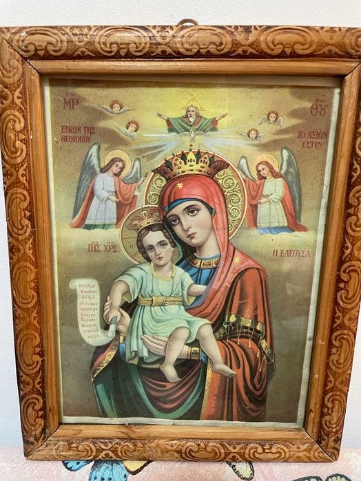 icoana veche icoana deosebita dim lat25 lung 31 cm icoana veche icoana