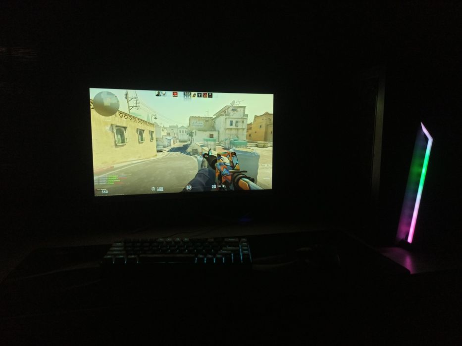 Игровой комплект: ПК + Монитор 100Hz + Механическая клавиатура HiSJ V8