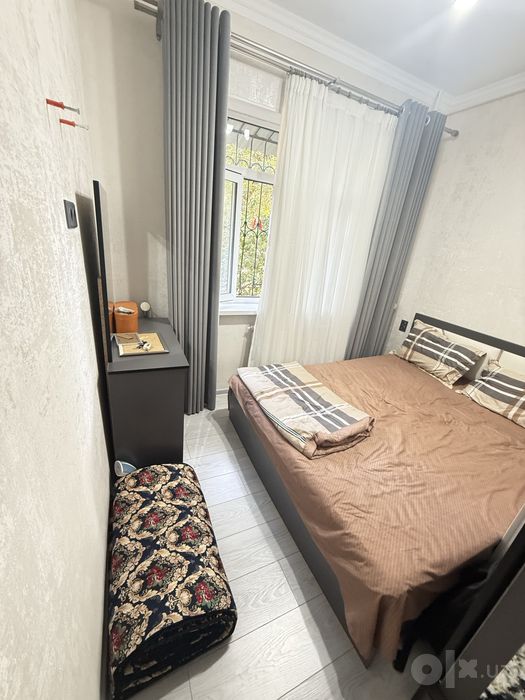 Dom 1 xona 2 xona qilingan 43 kvadrat yevro remont mebel texinka bilan