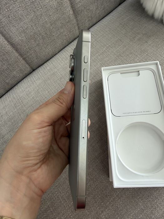 Iphone 15 pro max, 256, 87%, natural titanium