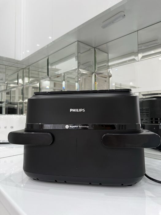 Двоен фритюрник с горещ въздух Philips Airfryer Series 1000 NA150/00, 7,1 л, 2450 W