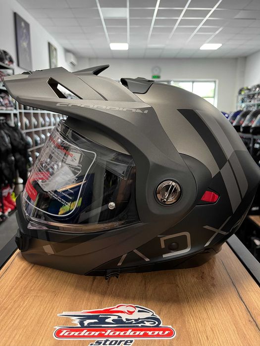 Отваряема Мото каска Scorpion ADX 2 Galane XL 61-62см,вградени очила