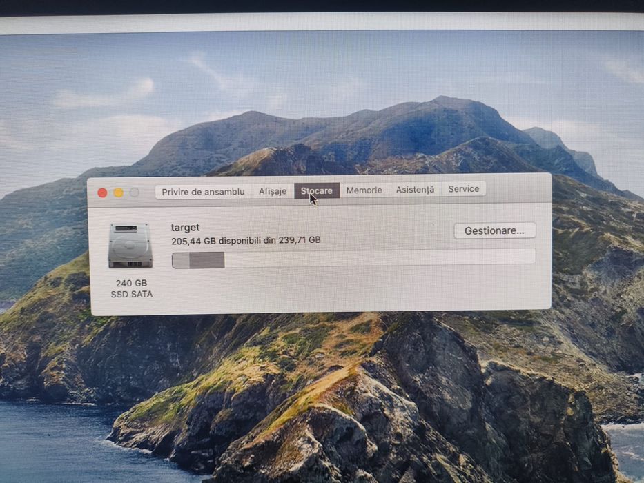 Imac foarte subtire i 5 memorie 8 giga ssd 250 giga -650 ron