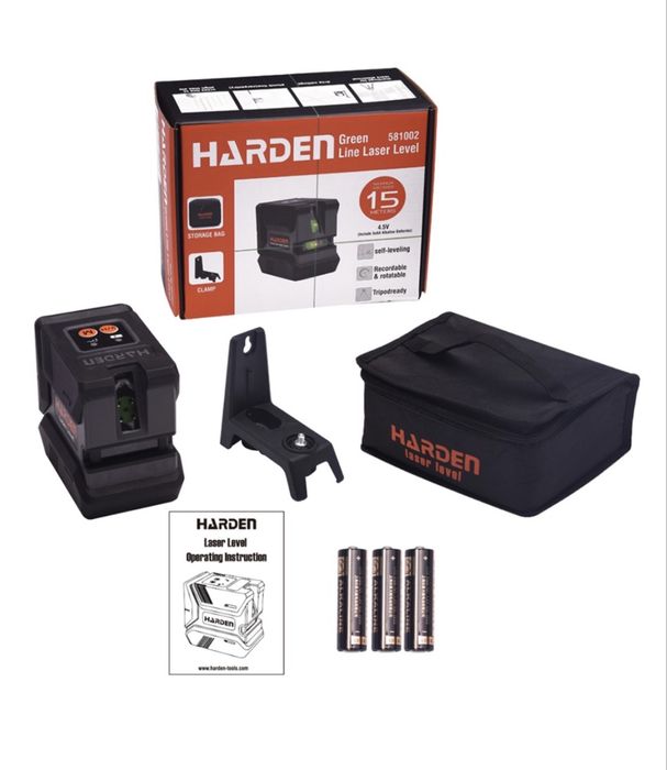 Лазерный уровень HARDEN линейный