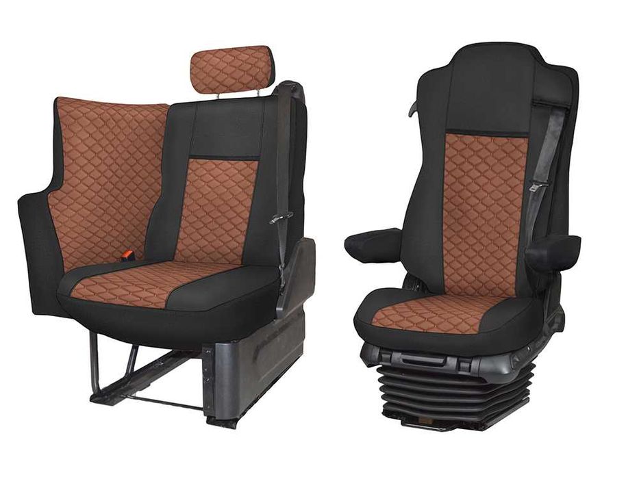 Husă scaun Mercedes Actros MP4, MP5, L, SoloStar după 2015 – piele ecologică, căptușită