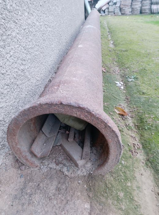 Труба металлическая 415х27х1 см, б/у, СССР