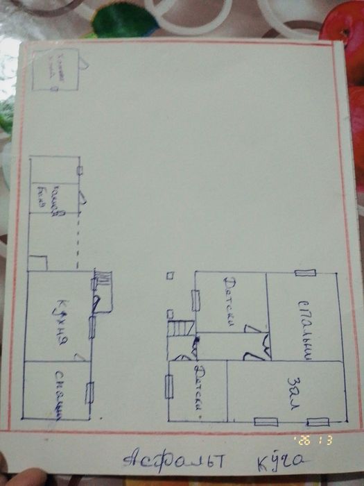 Toshkent viloyati,Yuqori  Chirchiq tumanida 6 xonali hovli uy sotiladi